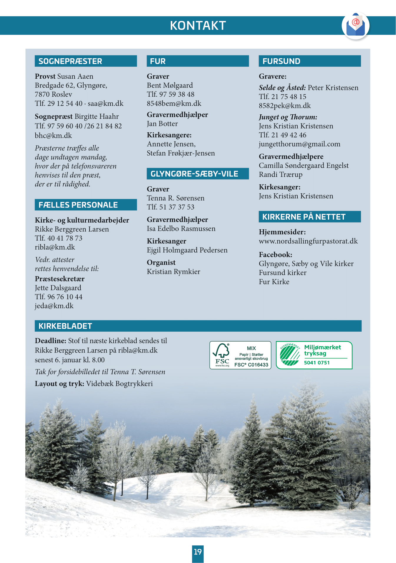 Kirkeblad - Folkekirken Nordsalling